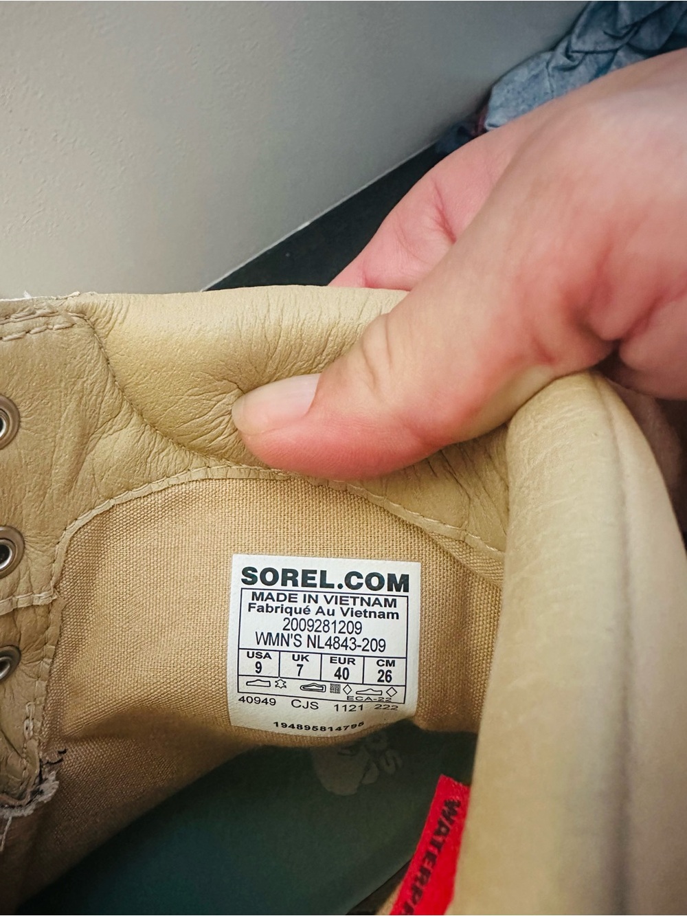 Sorel Ceramic/Canoe Women’s Lenox Waterproof Boots - Picture 7 of 7